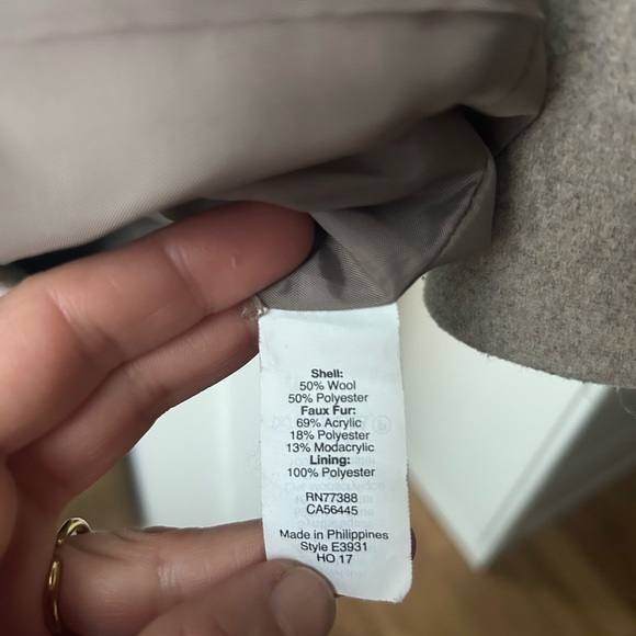 J Crew Oat Wool Blend Parka - Picture 4 of 6